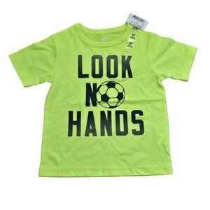 The Childrens Place Toddler Boys Short Sleeve Shirt Top Size 2T Neon Green New